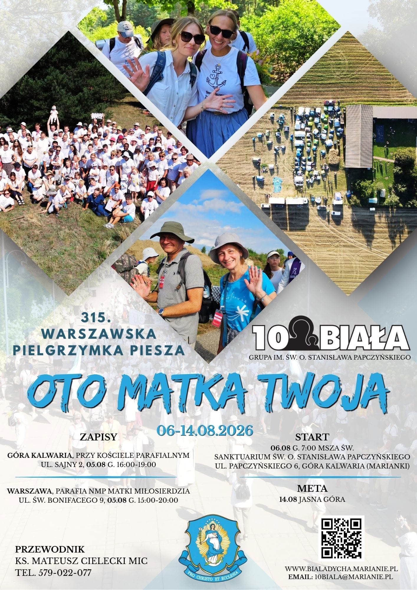 315. Warszawska Pielgrzymka Piesza – wyrusz z grupą 10 Biała
